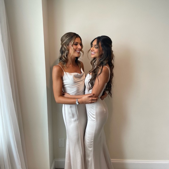 Amsale Chloe Dress - Champagne - Picture 5 of 6